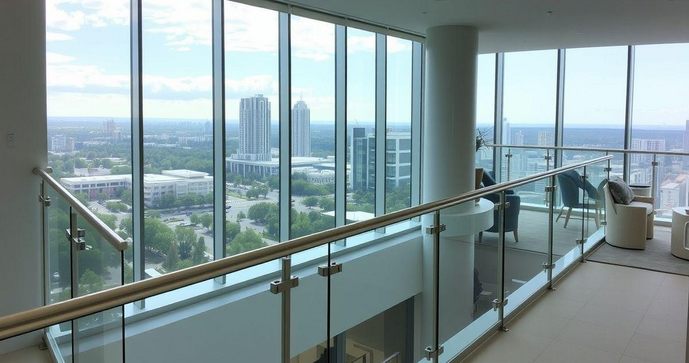 Guarda corpo de vidro e inox: segurança e elegância para ambientes